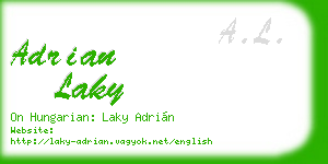 adrian laky business card